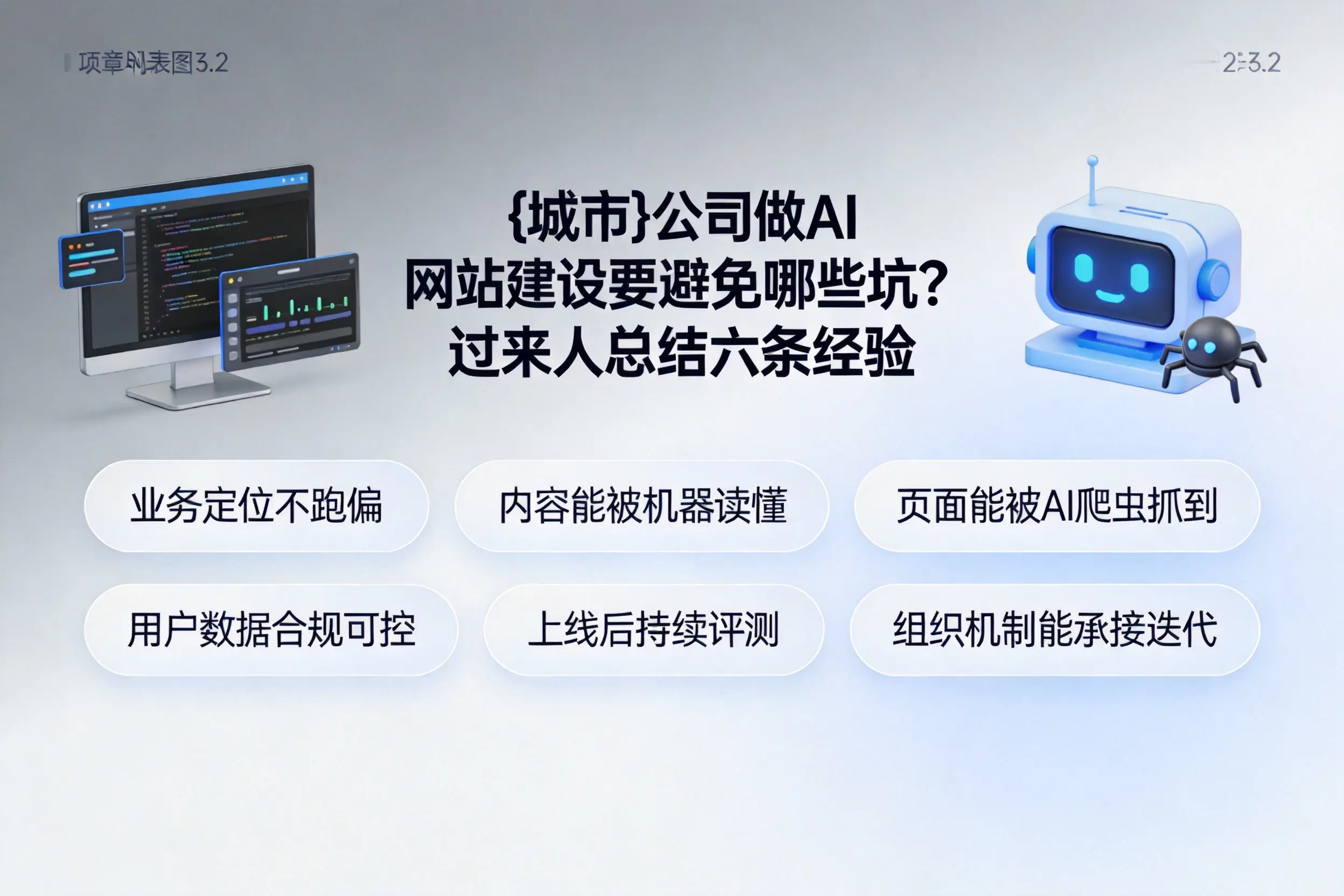 丽水公司做AI网站建设要避免哪些坑？过来人总结六条经验