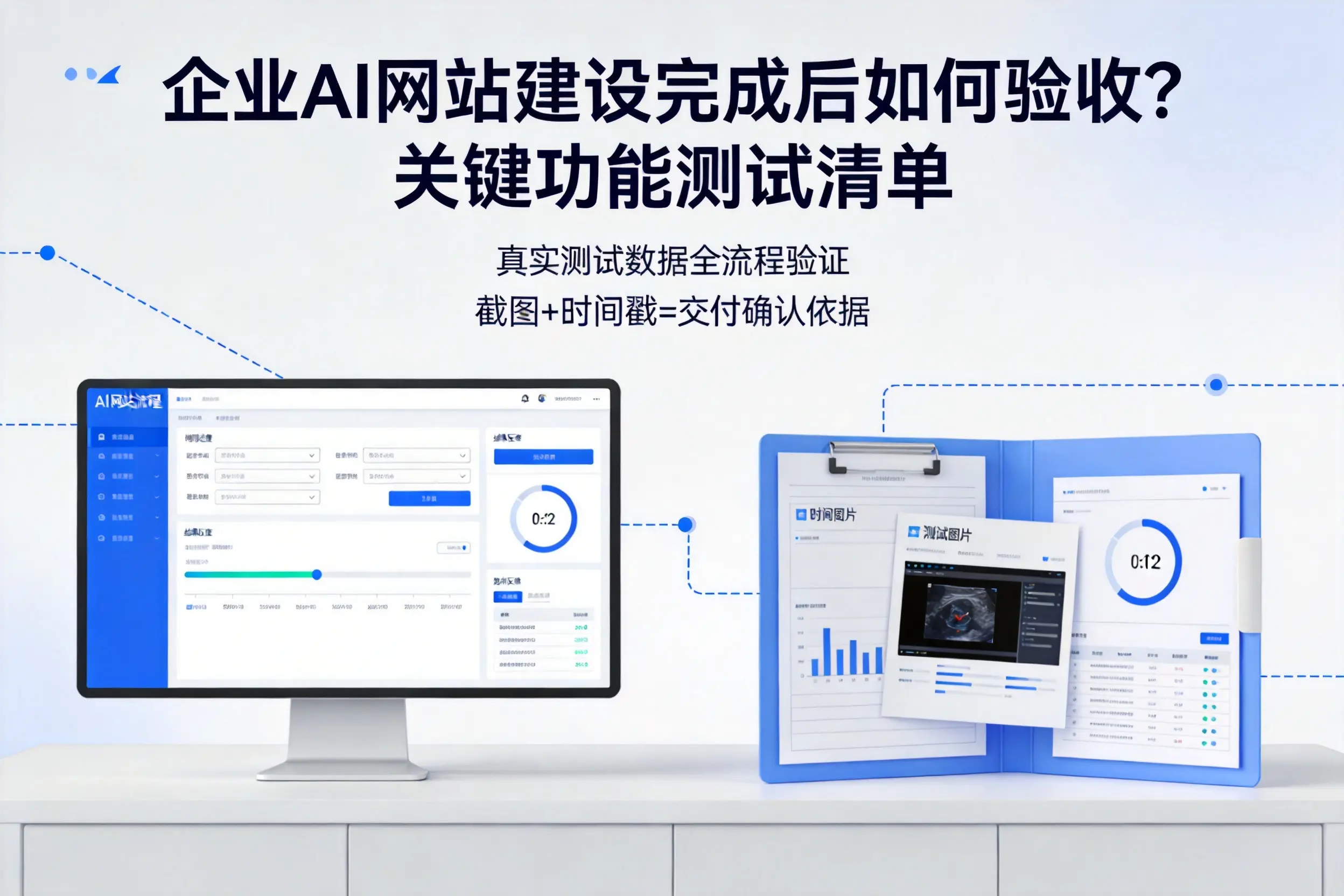 丽水企业AI网站建设完成后如何验收？关键功能测试清单