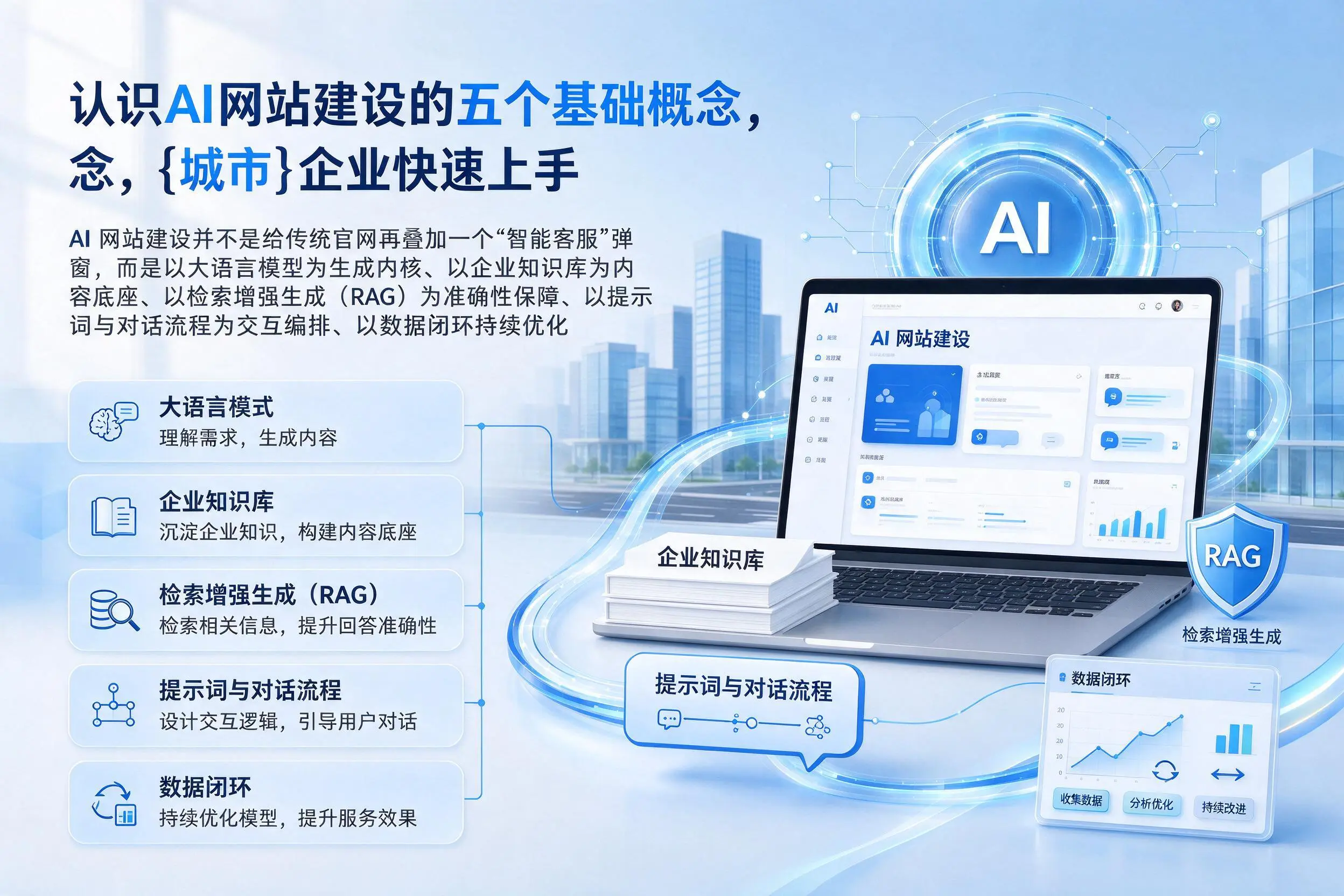 认识AI网站建设的五个基础概念,丽水企业快速上手