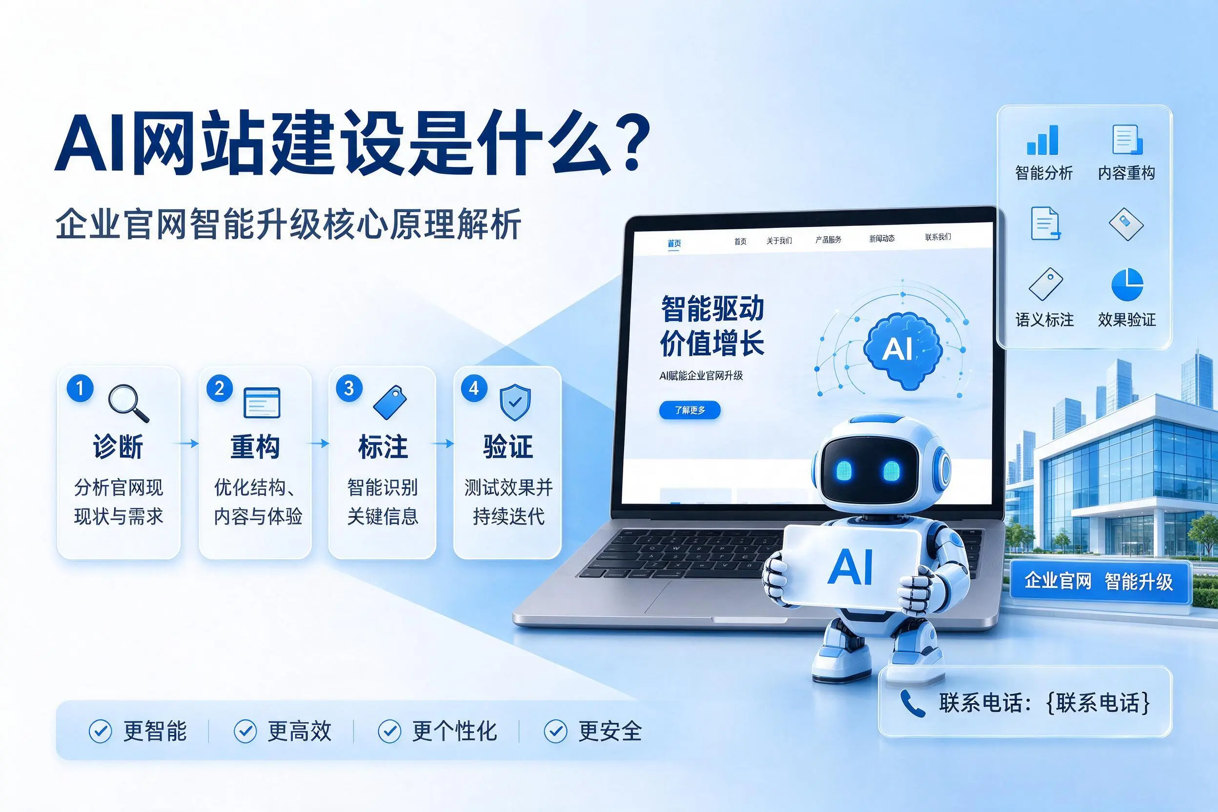 AI网站建设是什么？丽水企业官网智能升级核心原理解析