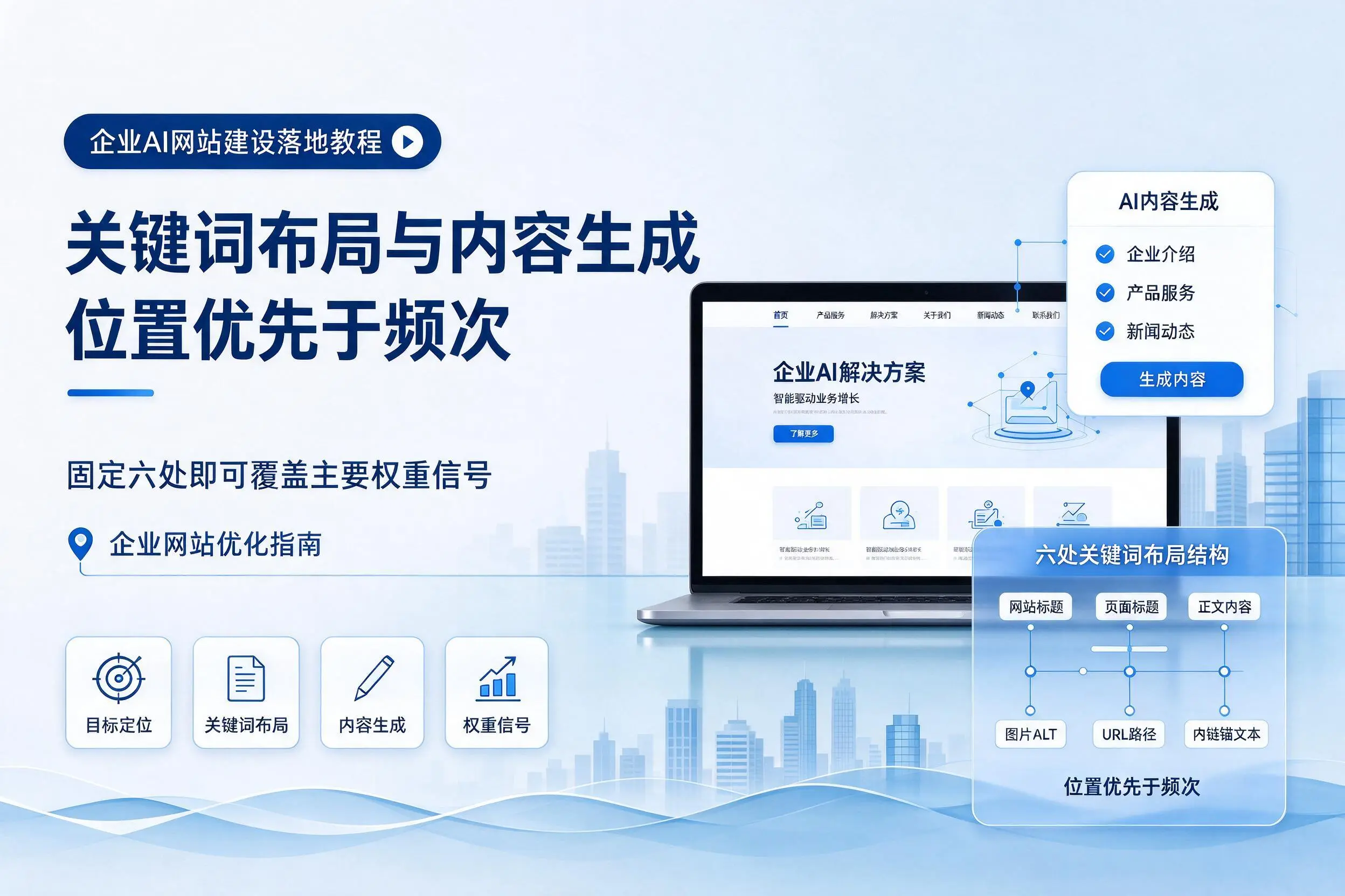 丽水企业AI网站建设落地教程：关键词布局与内容生成